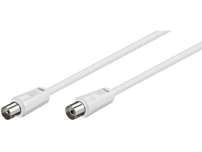 Goobay Antenna Cable (M/F) 1.5M - White