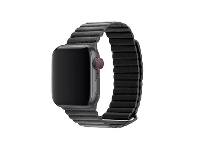 3sixT Leather Loop Band - (40-42mm) - Black