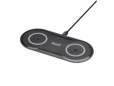 3sixT Elfin Double 10W + 10W Wireless Charger with AC