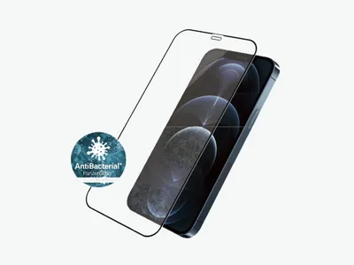 PanzerGlass Edge to Edge Screen Protector - iPhone 12 Pro Max - Black