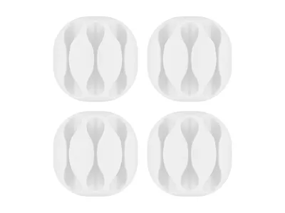 Goobay Cable Management 3 Slots, white
