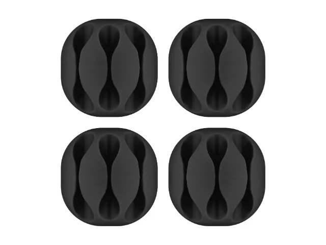 Goobay Cable Management 3 Slots, black