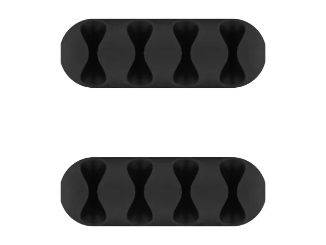 Goobay Cable Management 4 Slots, black