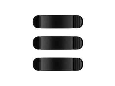 Goobay Cable Management Clip 3 Slots SET 3-pcs, black