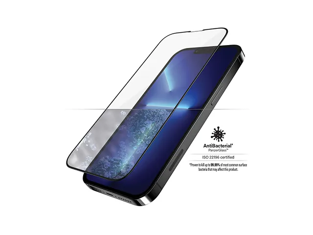 PanzerGlass Edge to Edge Screen Protector - iPhone 13 Pro Max - Black