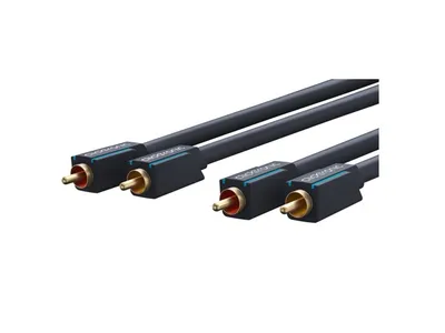 Clicktronic Stereo RCA Male to Male (st. Audio) 0.5m