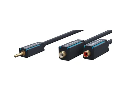 Clicktronic 3.5mm Male to Stereo RCA Female 0.1m