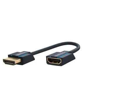 Clicktronic HDMI Male to Female Adapter 0.02m