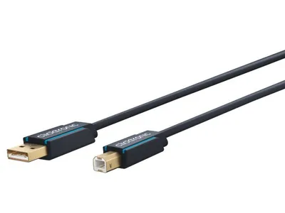Clicktronic USB A to USB B 2.0 3m