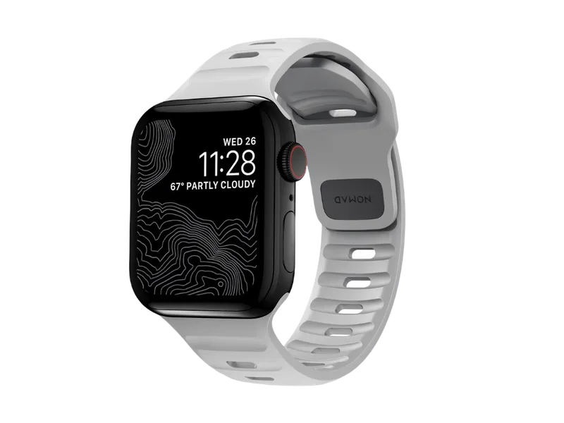 NOMAD Sport Band - Apple Watch (44-46mm/ULTRA) - Lunar Grey