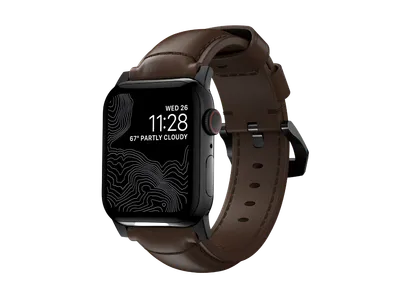 NOMAD Modern Band - Apple Watch (44-46mm/UL) Brown Hor (SHrd)