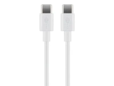 Goobay USB-C to USB-C Cable 1m - White