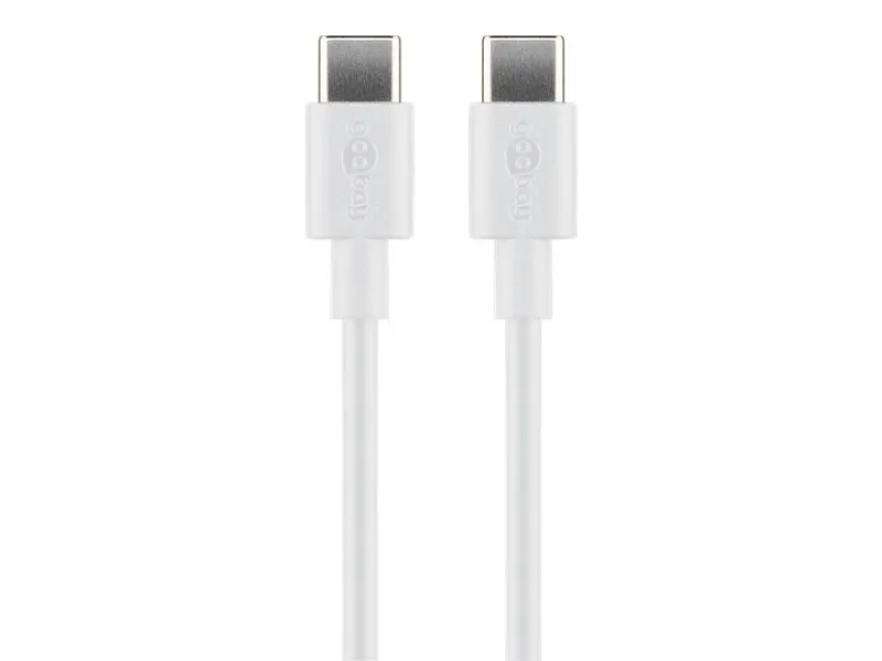 Goobay USB-C to USB-C Cable 1m - White