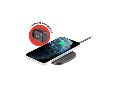 3sixT 15W Single Wireless Charger - Black (New)
