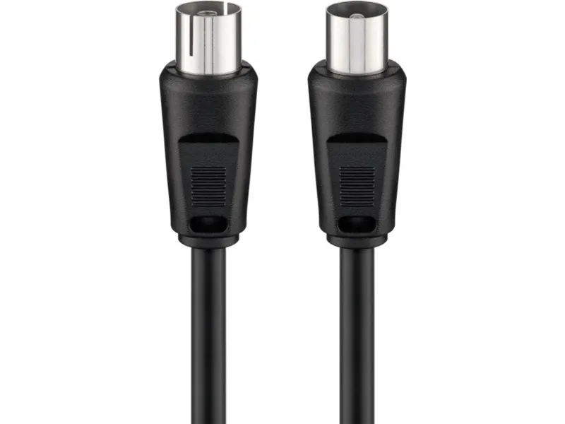 Goobay Antenna Cable (<70 dB) (M/F) 1.5M - Black