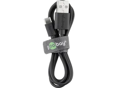 Goobay Charging and Sync Cable USB-A > USB-C™ 0.5M - Black