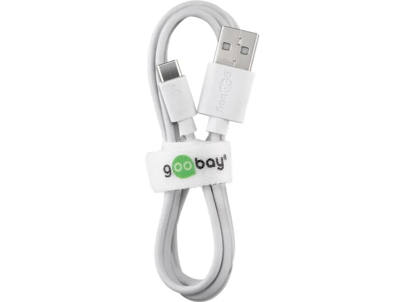 Goobay Charging and Sync Cable USB-A > USB-C™ 0.5M - White