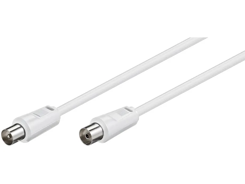 Goobay Antenna Cable (<70 dB) (M/F) 10M - White