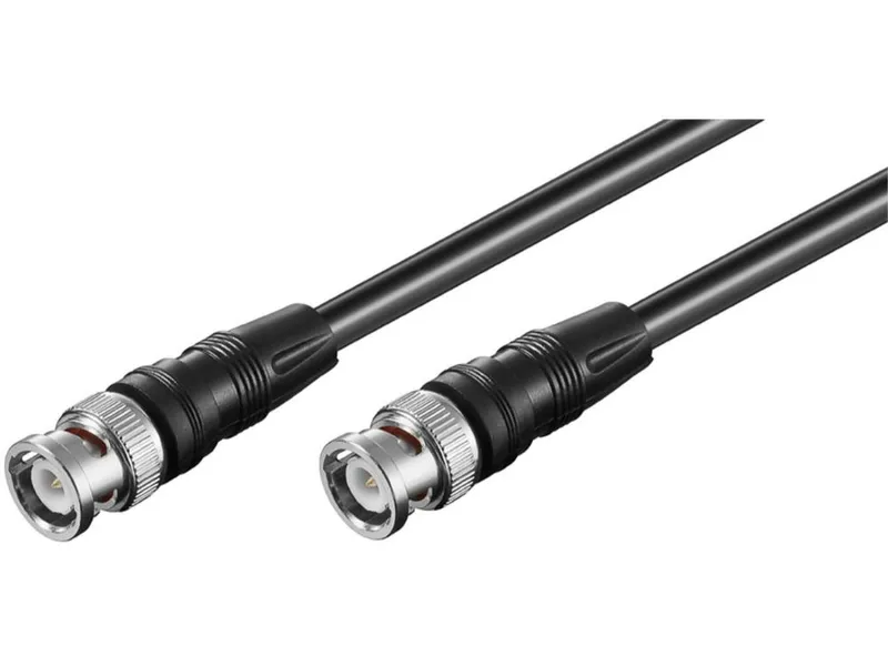 Goobay BNC Connector Cable (RG58), Shielded 10M - Black
