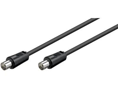 Goobay Antenna Cable (<70 dB) (M/M) 2.5M - Black