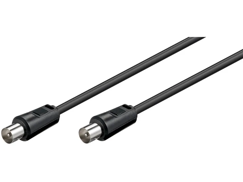 Goobay Antenna Cable (<70 dB) (M/M) 2.5M - Black