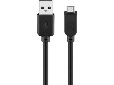 Goobay USB-A to Micro-USB Charge & Sync Cable 1.8M - Black