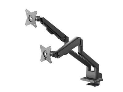 Goobay Monitor Mount Dual Gas PRO (17-32) - Black