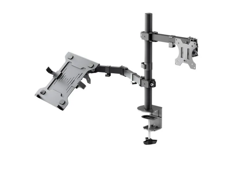 Goobay Monitor Mount Workstation Single Pole (17-32) - Black