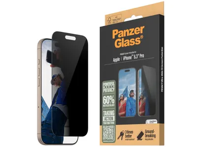 PanzerGlass UWF Privacy Screen Protector - iPhone 16 Pro