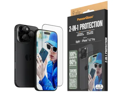 PanzerGlass 2-in-1 Bundle - iPhone 16 Pro