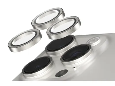 SAFE by Panzer Cam Lens Protector - iPhone 16 Pro/ProMax-Glitter Silver