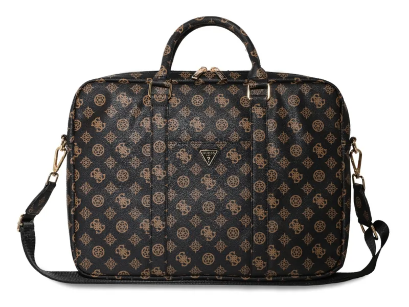 Guess Peony Collection - Laptop Bag 15/16-inch - Black/Brown