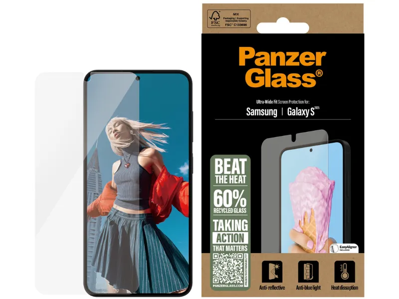 PanzerGlass All-in-One Screen Protector - Samsung Galaxy S25