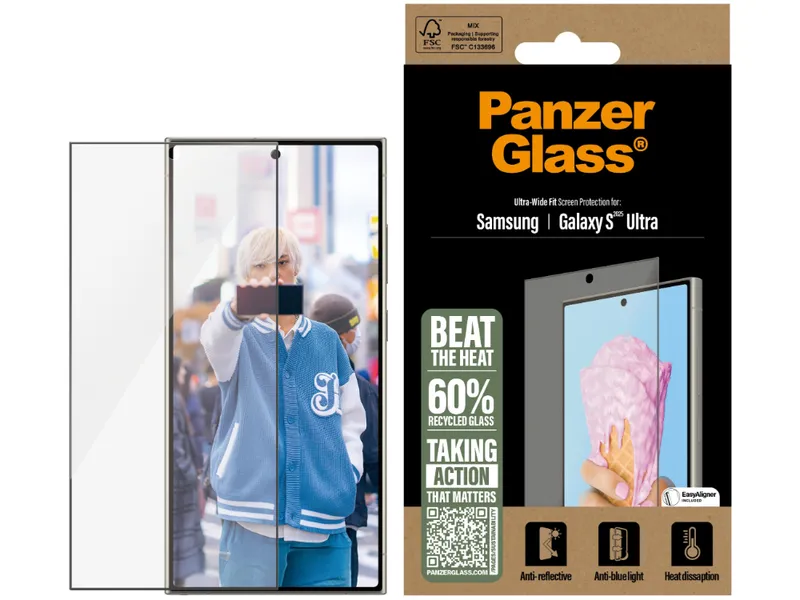 PanzerGlass All-in-One Screen Protector - Samsung Galaxy S25 Ultra