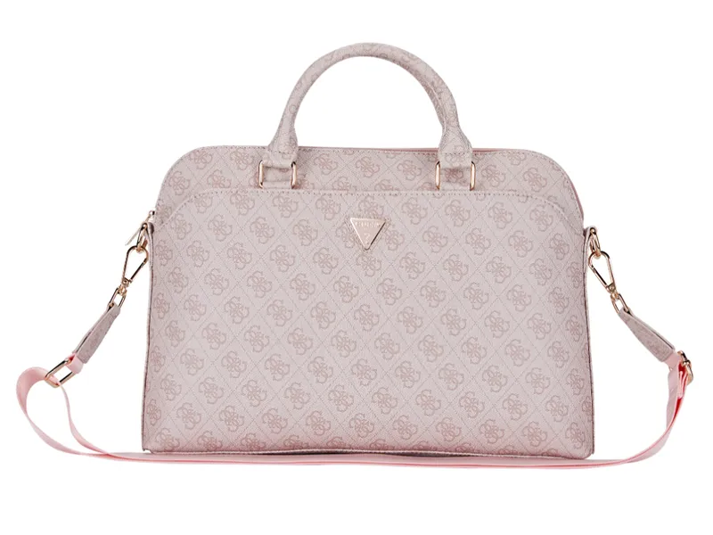 Guess 4G Zipper Pocket - Laptop Bag 15/16-inch - Pink