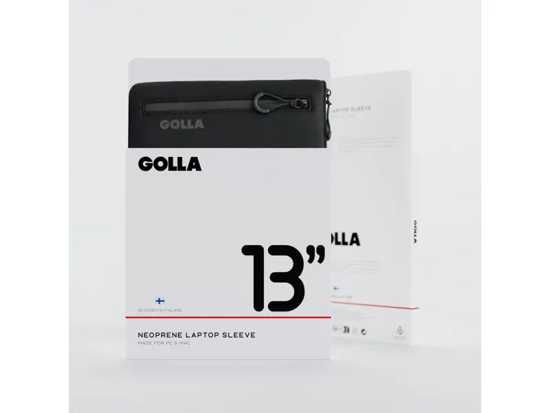 GOLLA Metro Laptop Sleeve - Neoprene 13" - Black
