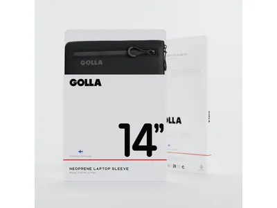 GOLLA Metro Laptop Sleeve - Neoprene 14" - Black