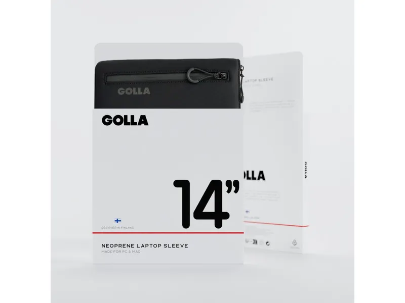 GOLLA Metro Laptop Sleeve - Neoprene 14" - Black