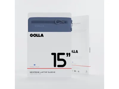 GOLLA Metro Laptop Sleeve - Neoprene 15" - Petroleum