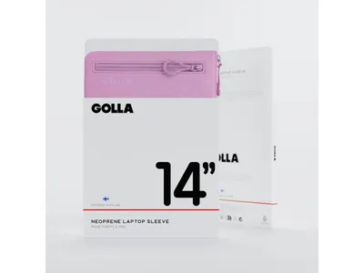GOLLA Metro Laptop Sleeve - Neoprene 14" - Pastel Lilac