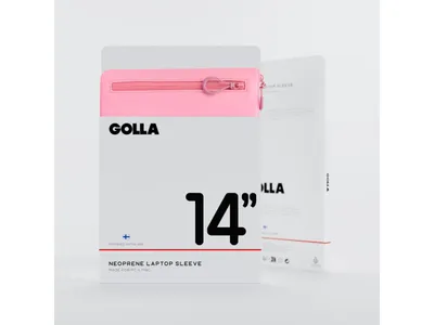 GOLLA Metro Laptop Sleeve - Neoprene 14" - Pink