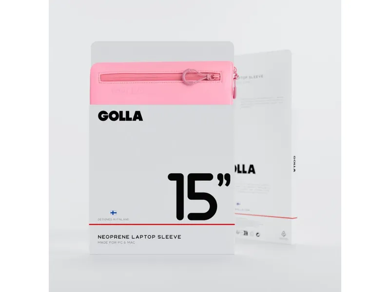 GOLLA Metro Laptop Sleeve - Neoprene 15" - Pink
