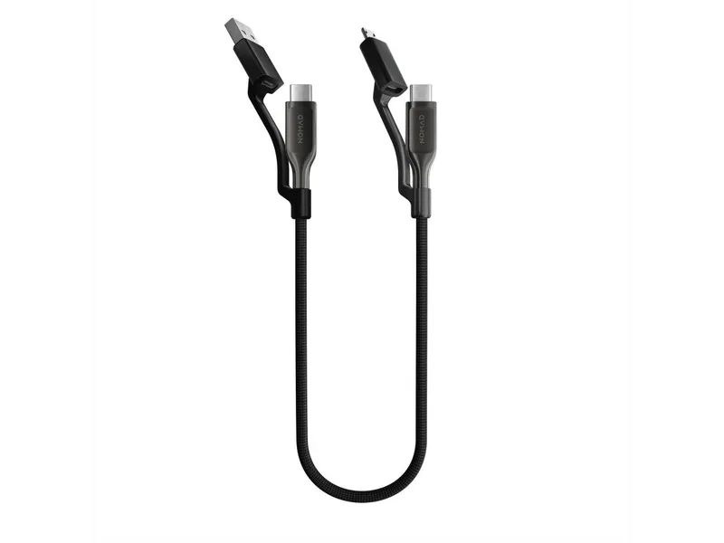 NOMAD Kevlar Universal Cable USB C V3 - 0.3M - Carbide