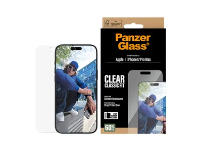 PanzerGlass Classic Fit Screen Protector - iPhone 17 Pro Max