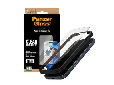 PanzerGlass UltraWide Fit Screen Protector - iPhone 17 Pro