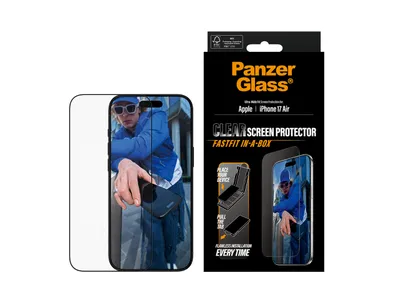 PanzerGlass UWF Screen Protector w. Fastfit in-a-box - iPhone Air