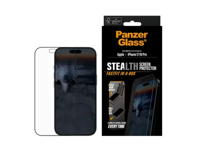 PanzerGlass UWF Stealth Screen Protector w. FF in-a-box - iPhone 17