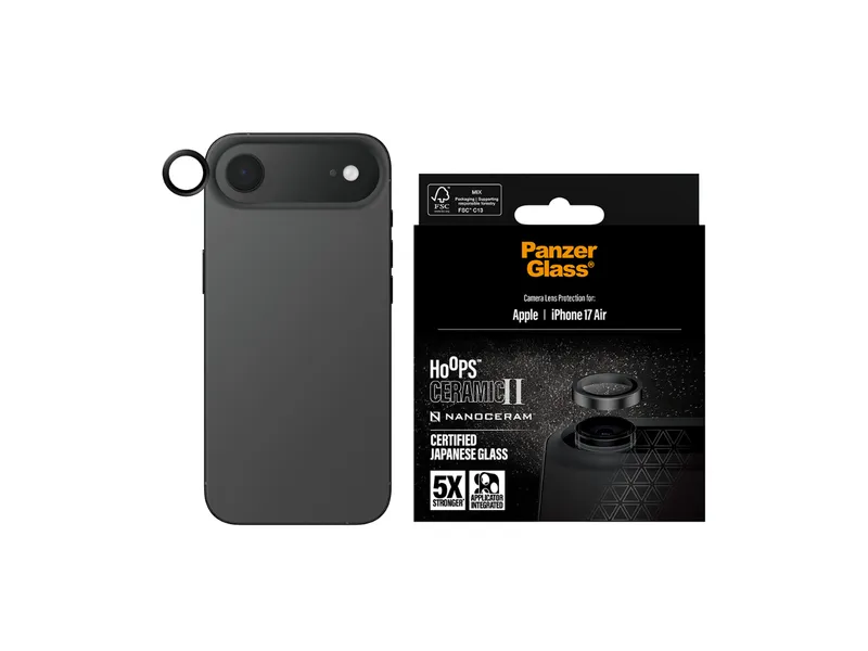 Panzer Hoops Ceramic Lens Protector - iPhone Air
