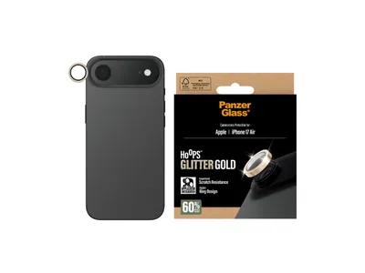 Panzer Hoops Lens Protector - iPhone Air - Glitter Gold