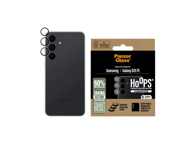 PanzerGlass Hoops Lens Protector - Samsung Galaxy S25 FE